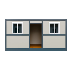 Contenedor plegable gris antracita - ventana de doble acristalamiento