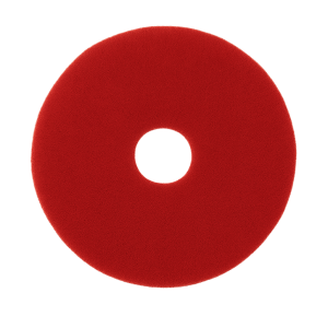 Disco abrasivo - ROJO - para máquina industrial de limpieza de suelos Amop