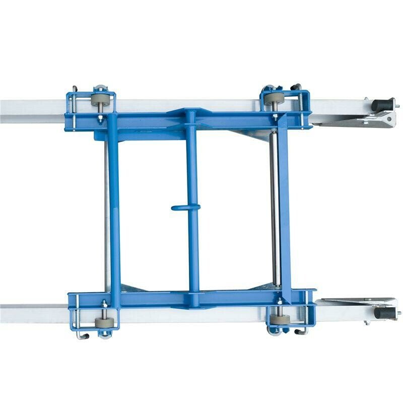 Elevador eléctrico de aluminio altura maxima 18 m con angulo variable + carro de transporte para paneles fotovoltaicos + carro de transporte de carga 1