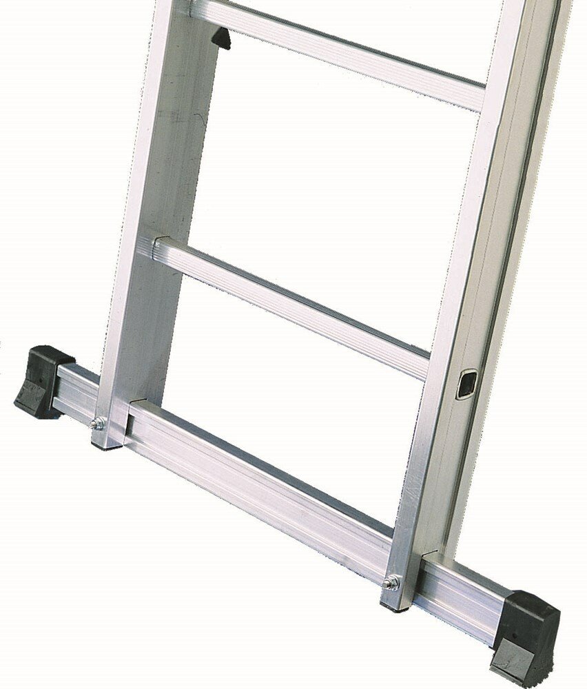 Escalera profesional de aluminio 3 tramos 3 x 14 peldaños 3 Escalera profesional de aluminio 3 tramos 3 x 14 peldaños