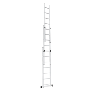 Escalera profesional de aluminio 3 tramos 3 x 8 peldaños