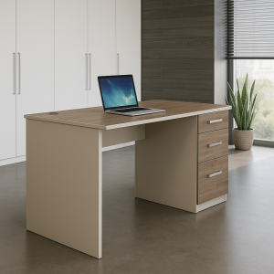 Escritorio con armario auxiliar diseño moderno y elegante calidad premium dimensiones 1200600750