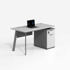 Escritorio de oficina con armario lateral diseño moderno y elegante calidad premium