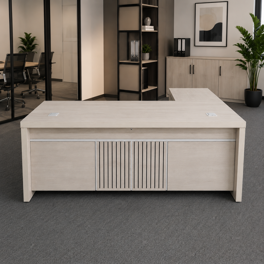 Escritorio directivo Valente con armario lateral móvil – dimensiones 1800x800x750 mm 2 Escritorio directivo Valente con armario lateral móvil – dimensiones 1800x800x750 mm