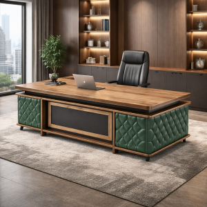 Escritorio ejecutivo con armario lateral móvil