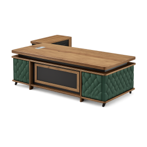 Escritorio ejecutivo con armario lateral móvil