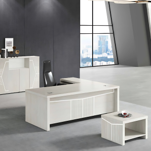 Escritorio ejecutivo con armario lateral móvil diseño moderno y elegante calidad premium