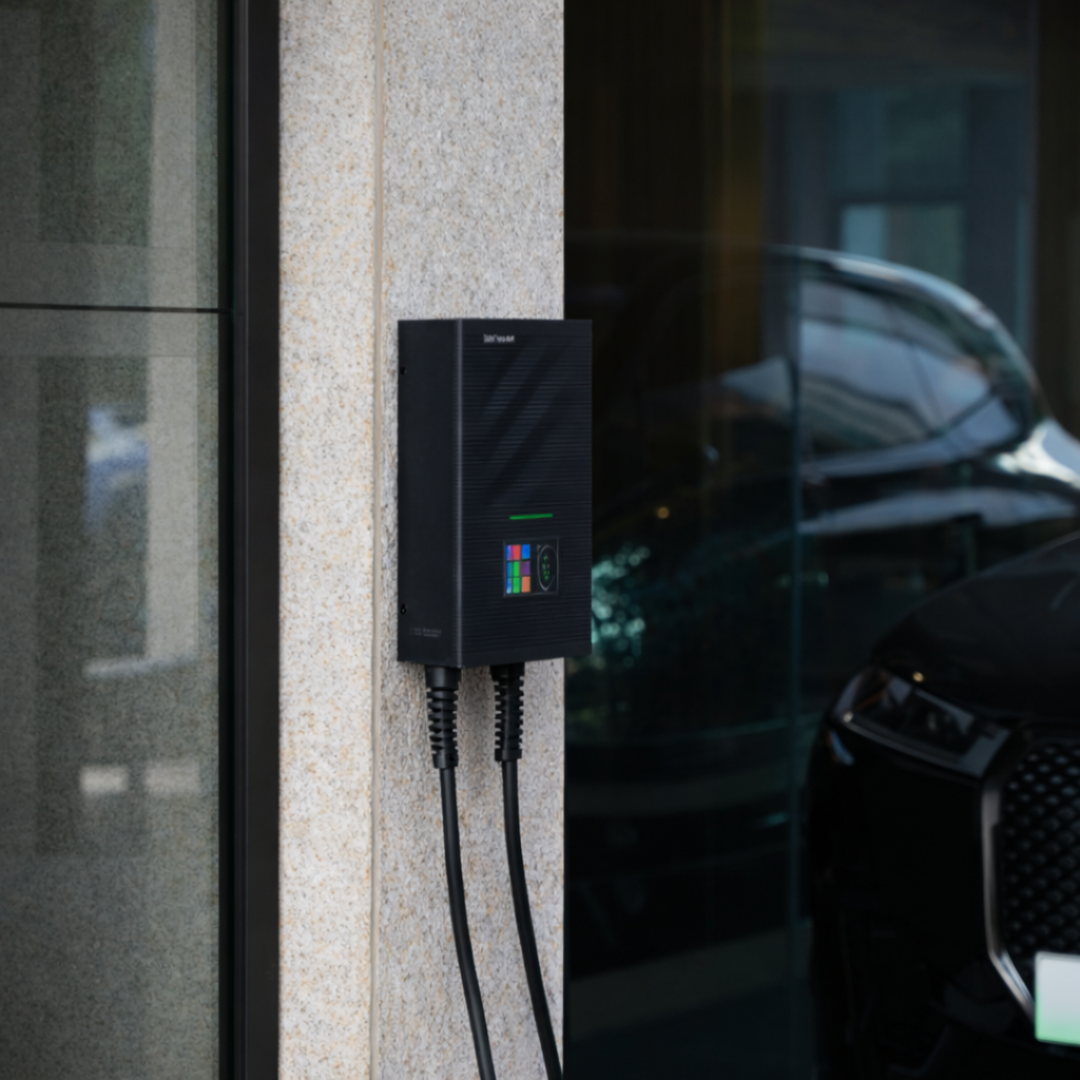 Estación de carga 22 kW Type 2 – 32A 3 fases APP Bluetooth pantalla táctil de 3.5” 6