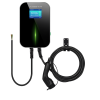 Estacion de carga para coches- 16 A 11 kW tipo 2 - cable de 5 metros con pantalla LCD trifasica