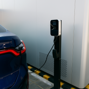 Estacion de carga para coches- 16 A 11 kW tipo 2 - cable de 5 metros con pantalla LCD trifasica