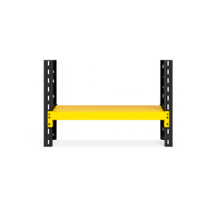 Estante adicional para estantería profesional 200KG – amarillo 1000x65mm