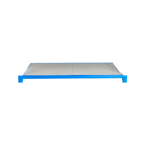 Estante adicional para estantería profesional 200KG – larguero azul estante blanco