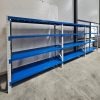 Estantería metálica de almacenamiento 5800x600x2000 2400 kg