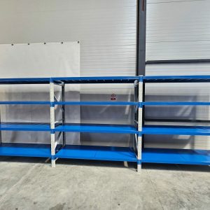 Estantería metálica de almacenamiento 5800x600x2000 2400 kg
