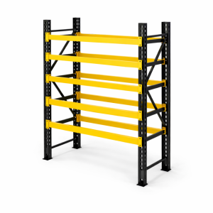 Estantería metálica profesional de almacenamiento 1070x600x2000 1000 kg – sin estantes