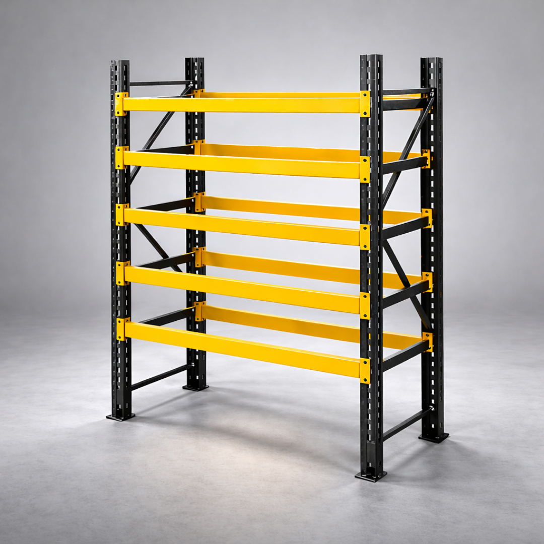 Estantería metálica profesional de almacenamiento 1070x600x2000 1000 kg – sin estantes 2 Estantería metálica profesional de almacenamiento 1070x600x2000 1000 kg – sin estantes