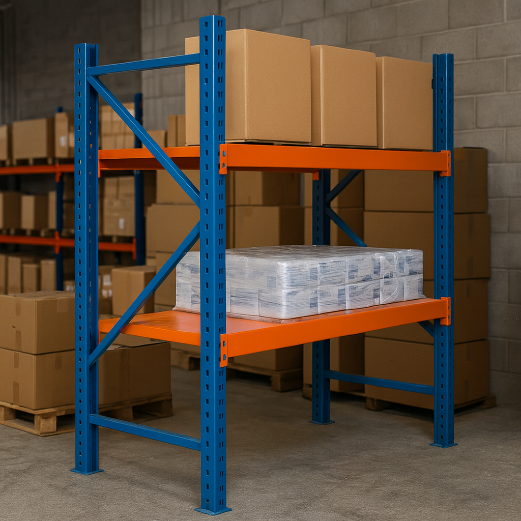 Estantería metálica profesional de almacenamiento 2000×2000×600 capacidad de carga 600 kg 3 Estantería metálica profesional de almacenamiento 2000×2000×600 capacidad de carga 600 kg