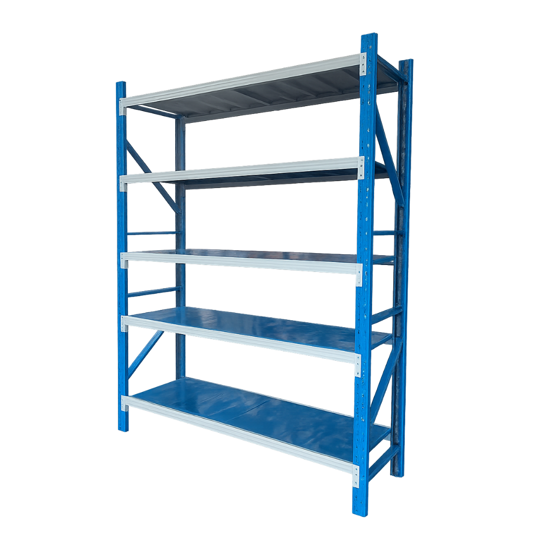 Estantería metálica profesional de almacenamiento 2500×600× 2000 1000 kg 1 Estantería metálica profesional de almacenamiento 2500×600× 2000 1000 kg