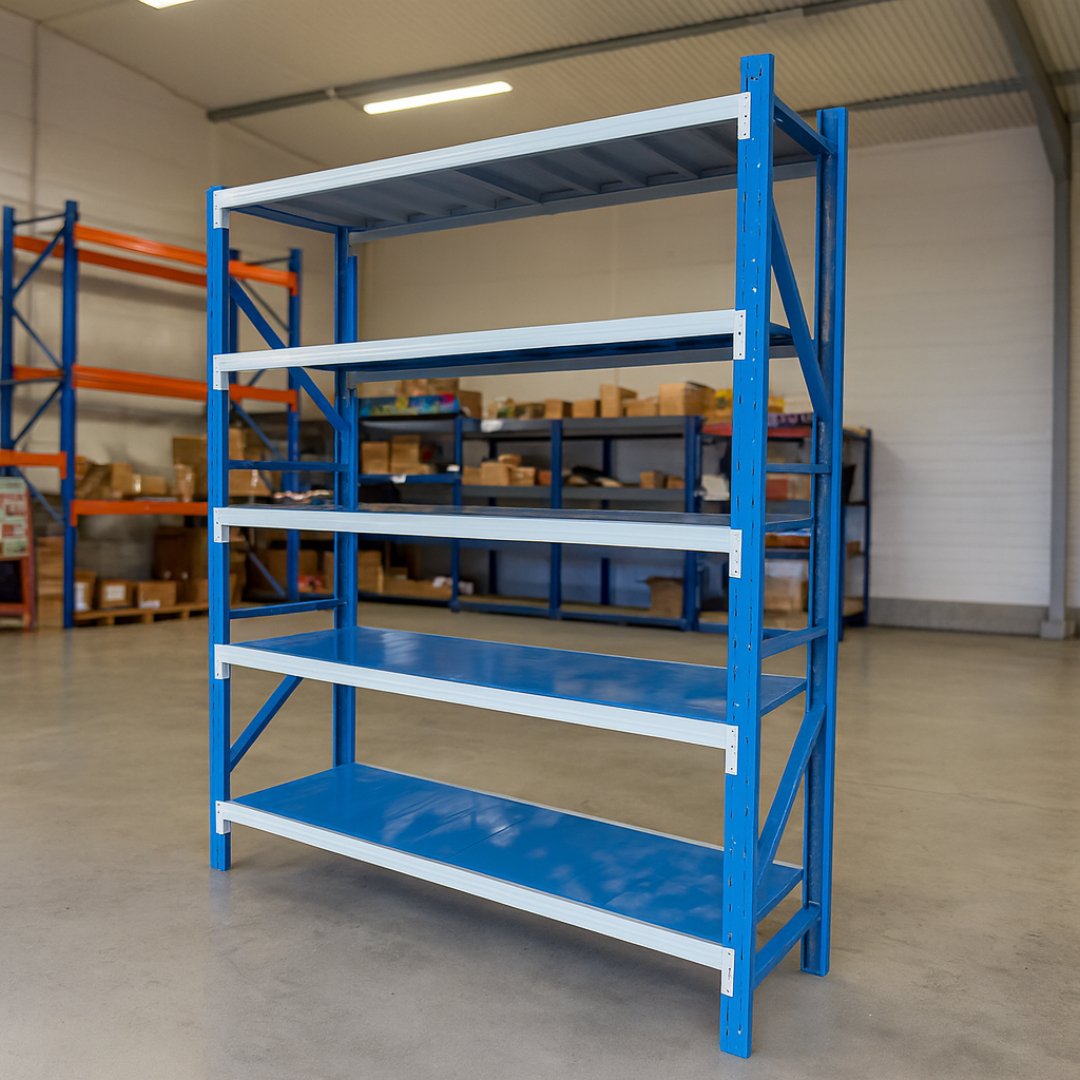 Estantería metálica profesional de almacenamiento 2500×600× 2000 1000 kg 2