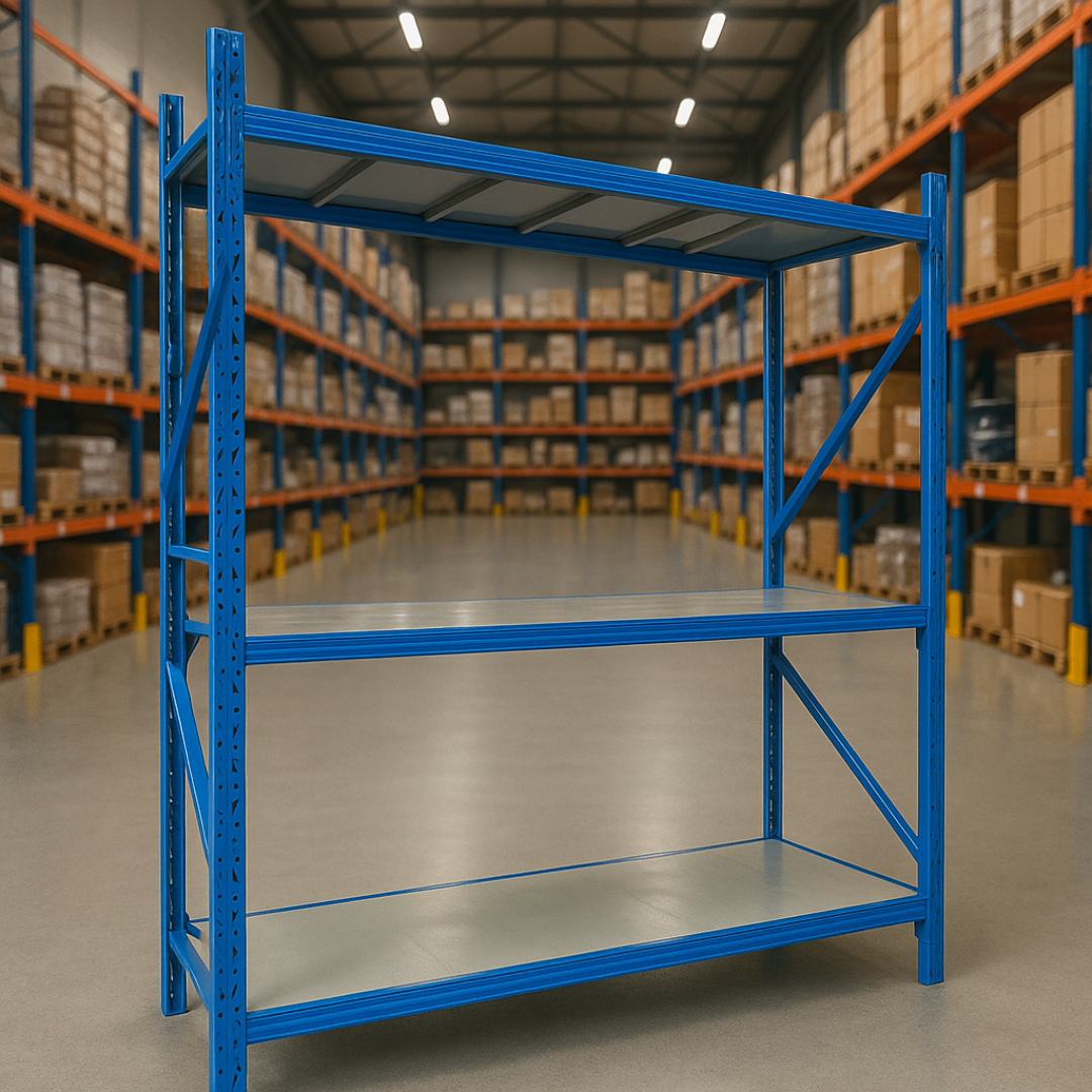 Estantería metálica profesional de almacenamiento 2500×600×2000 600 kg 1 Estantería metálica profesional de almacenamiento 2500×600×2000 600 kg