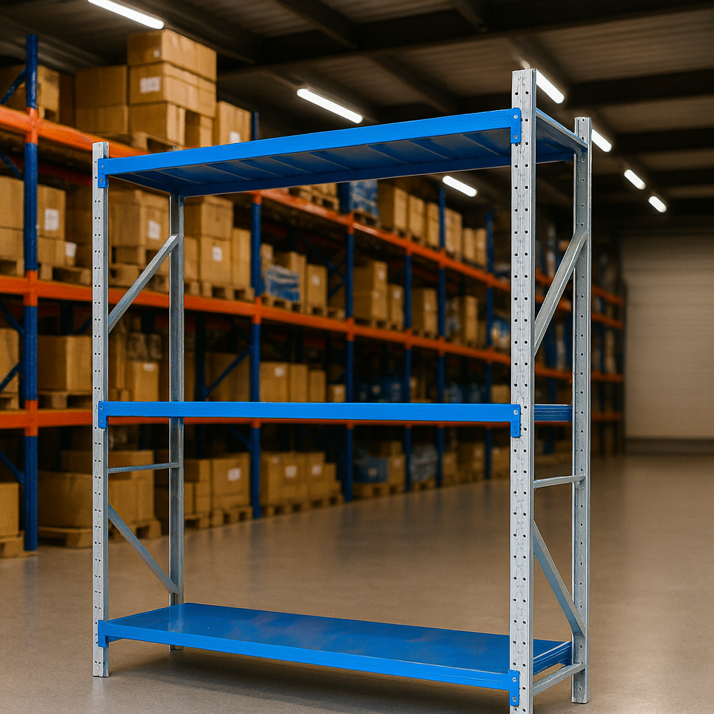 Estantería metálica profesional de almacenamiento 2500×600×2000 capacidad de carga 600 kg 2 Estantería metálica profesional de almacenamiento 2500×600×2000 capacidad de carga 600 kg