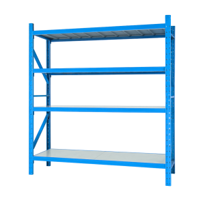 Estantería metálica profesional de almacenamiento 2500×600×2000 capacidad de carga 800 kg 4 niveles