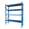 Estantería metálica profesional de almacenamiento 2500×600×2000 capacidad de carga 800 kg azul 4 niveles