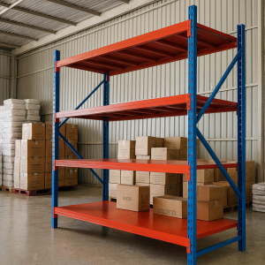 Estantería metálica profesional de almacenamiento – 4 niveles – 2000x600x2500 2000 kg