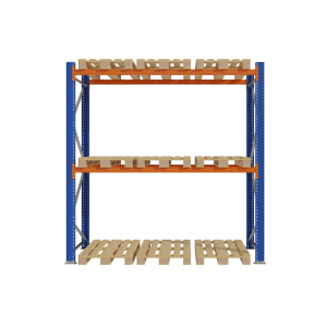 Estantería para palets 2880x1100x3500 - 3300 kg por nivel - 9 europalets