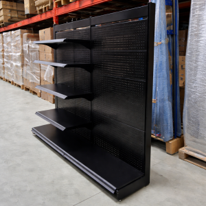 Extension de estanteria de acero para almacenamiento adecuada para HORECA dimensiones L 1200 x An 450 x Al 1800 mm