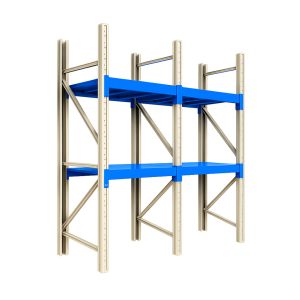 Extensión de estantería metálica profesional de almacenamiento 1000×600x2000 – capacidad de carga 400 kg