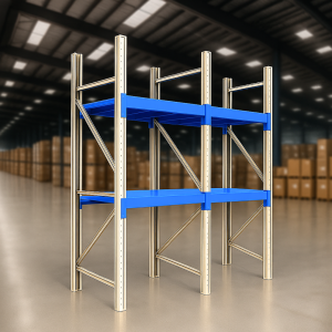 Extensión de estantería metálica profesional de almacenamiento 1000×600x2000 – capacidad de carga 400 kg