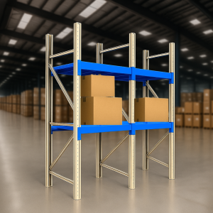 Extensión de estantería metálica profesional de almacenamiento 1000×600x2000 – capacidad de carga 400 kg
