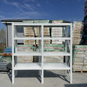 Extensión de estantería metálica profesional de almacenamiento 1000×600×2000 – capacidad de carga 800 kg