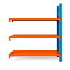 Extensión de estantería metálica profesional de almacenamiento 2000 ×2000×600 capacidad de carga 900 kg