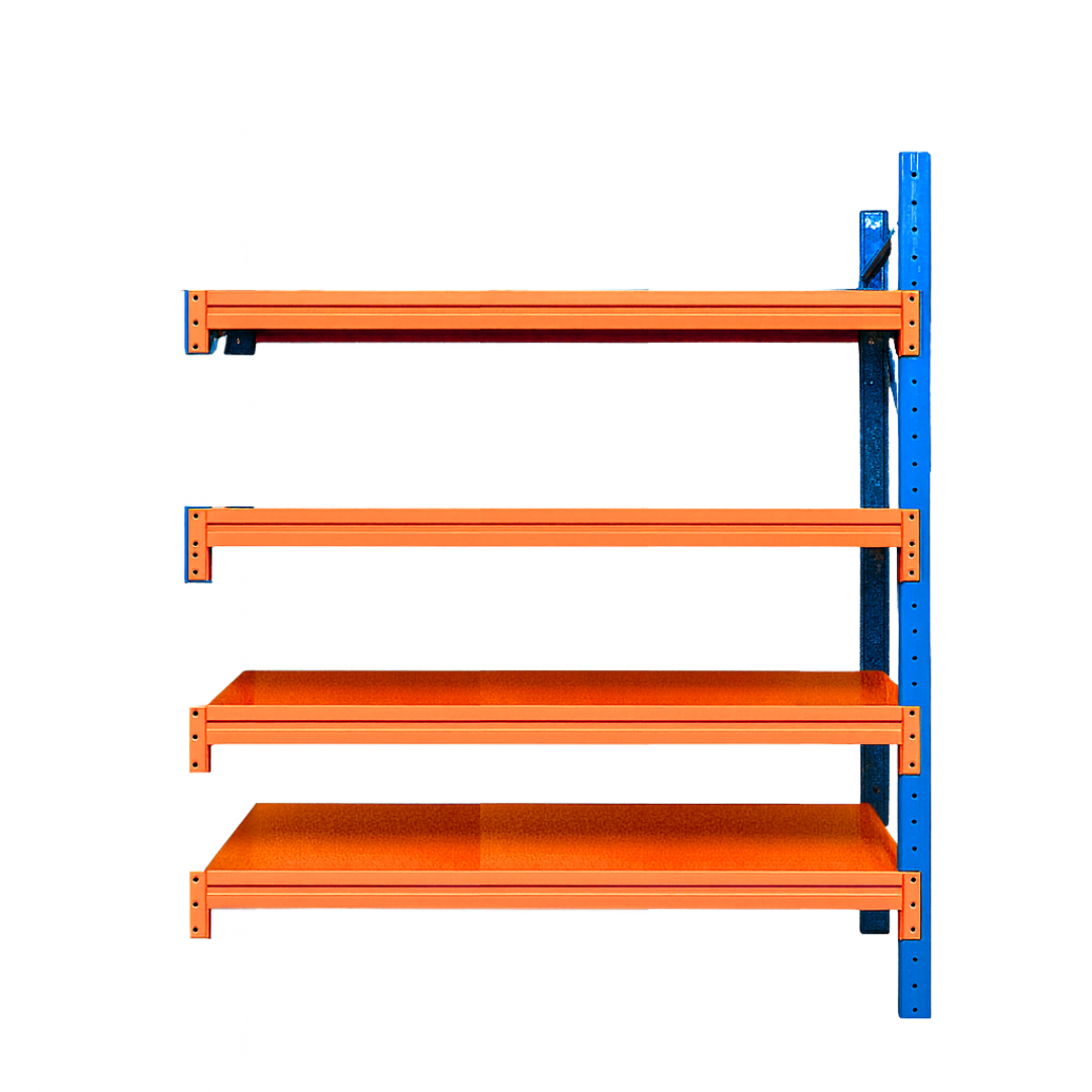 Extensión de estantería metálica profesional de almacenamiento 2000×2000×600 capacidad de carga 1200 kg Extensión de estantería metálica profesional de almacenamiento 2000×2000×600 capacidad de carga 1200 kg