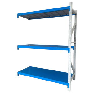 Extensión de estantería metálica profesional de almacenamiento 2500x600x2000 600 kg