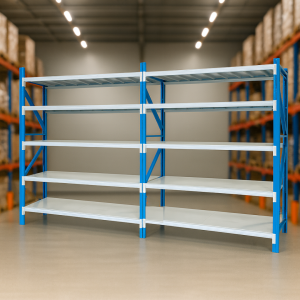 Extensión de estantería metálica profesional para almacenamiento 2500x600x2000 1000 kg