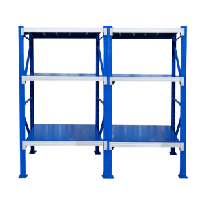 Extensión de estantería profesional de almacenamiento 1000×600×2000 – 600 kg 3 niveles
