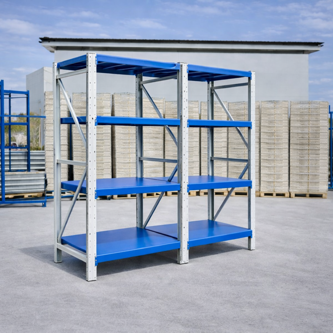 Extensión de estantería profesional de almacenamiento 1000×600×2000 – capacidad de carga 800 kg 5