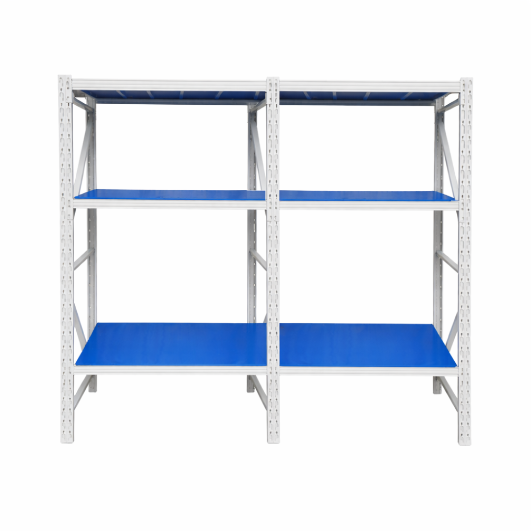 Extensión de estantería profesional de almacenamiento – 1000×600×2000 – capacidad de carga 600 kg – 3 niveles 1 Extensión de estantería profesional de almacenamiento – 1000×600×2000 – capacidad de carga 600 kg – 3 niveles