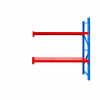 Extensión de estantería profesional de almacenamiento – 2 niveles 500 kg nivel – 2000×600×2000 capacidad total 1000 kg
