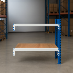 Extensión para banco de trabajo industrial con contrachapado L1000 x P600 x H1000 mm