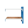 Extensión para banco de trabajo industrial con contrachapado L1000 x P600 x H1000 mm