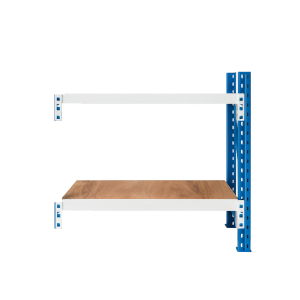 Extensión para banco de trabajo industrial con contrachapado L1000 x P600 x H1000 mm