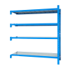 Extensión para estantería metálica profesional de almacenamiento 2500x600x2000 800 kg