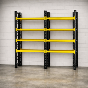 Extensión para estantería profesional de almacenamiento 1070x600x2000 800 kg – sin estantes