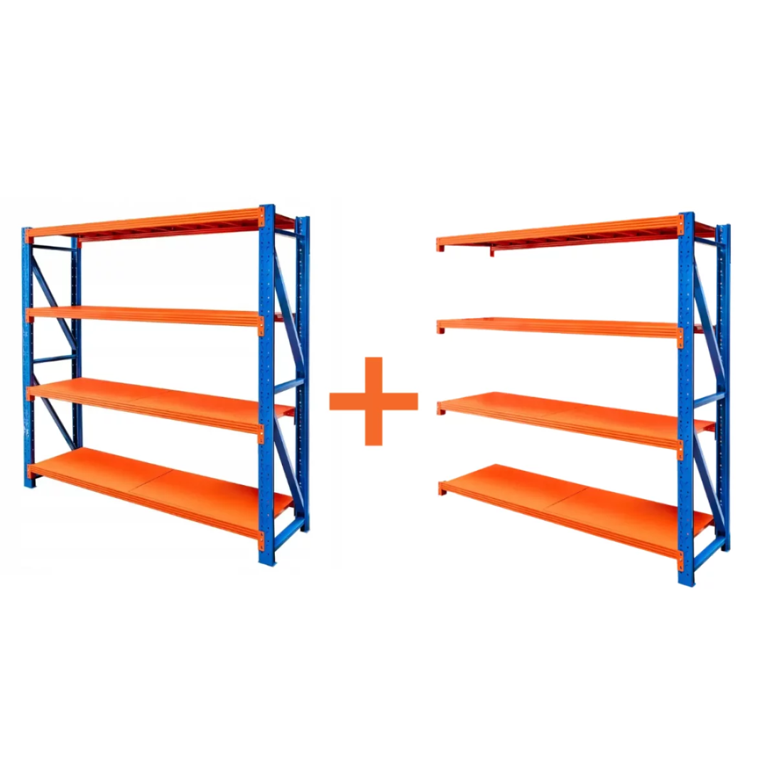 Extensión para estantería profesional de almacenamiento 1500x500x2000 – 400 kg 1 Extensión para estantería profesional de almacenamiento 1500x500x2000 – 400 kg