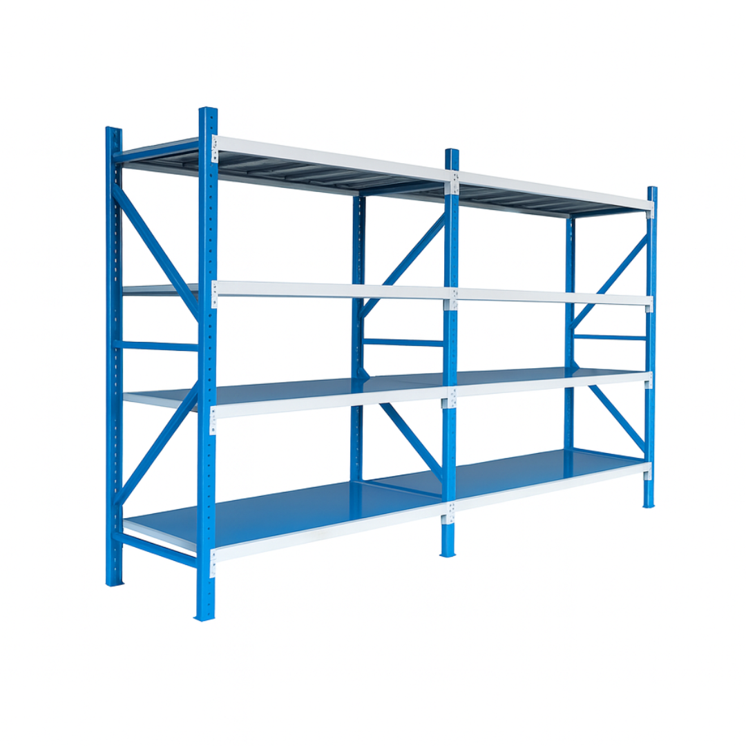 Extensión para estantería profesional de almacenamiento 2500x00x2000 800 kg 2 Extensión para estantería profesional de almacenamiento 2500x00x2000 800 kg