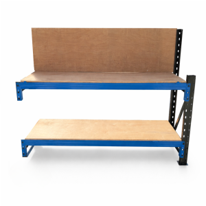 Extensión para mesa de trabajo industrial con panel de contrachapado L2000 x D600 x H1000